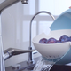 Image for article titled This Clever Colander Means You'll Never Spill Food Into Your Disgusting Sink